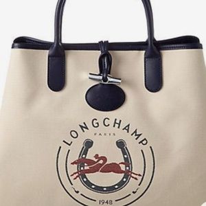 Longchamp limited edition tote 1948 Roseau